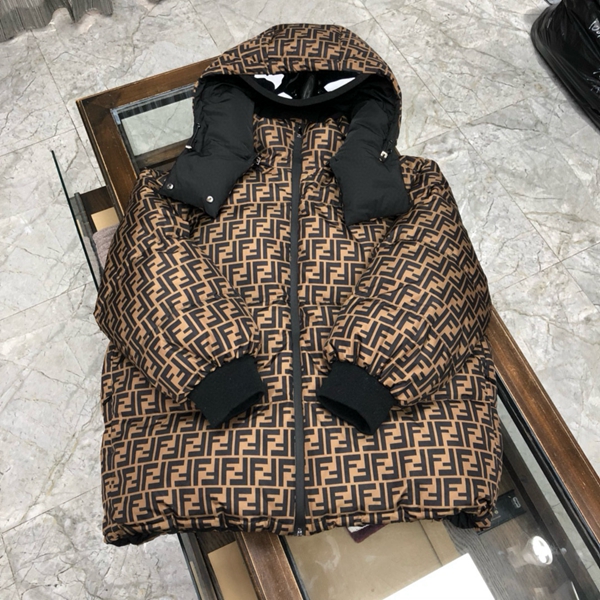 ハイクオリティダウンジャケット背面デザイン
